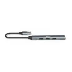 USB ჰაბი Marvo USB (3.0) hub 4-port, UH-ATC01, metal, 2 image