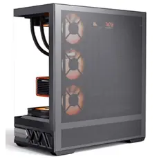 კომპიუტერის ქეისი Golden Field BALANCE WORLD 1 Black 7x120mm RGB Fans, 4 image