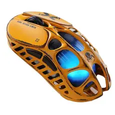 მაუსი GravaStar Mercury X Pro, 8K, BT/WL/USB-A, RGB, Battle-Worn Yellow, 2 image