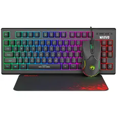 კლავიატურა, მაუსი და მაუსპადი Marvo CM310  Wired  keyboard, Gaming Mouse  And  mouse pad Combo