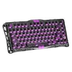კლავიატურა GravaStar Mercury V75 Lite 75keys, Blackcore, USB-A, Transparent Black