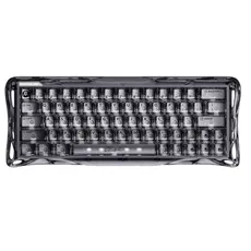 კლავიატურა GravaStar Mercury V60 60keys, UFO Magnetic Gaming, 8K, USB-A, RGB, Onyx Crystal