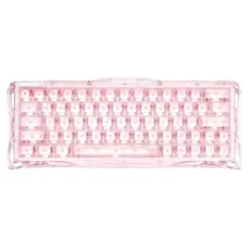 კლავიატურა GravaStar Mercury V60 60keys, UFO Magnetic Gaming, 8K, USB-A, RGB, Crystal Rose