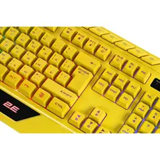 კლავიატურა 2E 2E-KG315UYW, Wired, RGB, USB, Gaming Keyboard, Yellow, 3 image