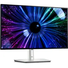 მონიტორი Dell 210-BKJF UltraSharp U2424HE, 23.8", Monitor, FHD, IPS, HDMI, USB, USB-C, RJ45, DP, Silver, 2 image