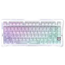 კლავიატურა GravaStar Mercury K1 Lite 80keys, GravaStar x BSUN Grey, BT/WL/USB, RGB, Crystal Aurora