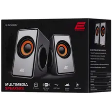 დინამიკი 2E Multimedia speaker  PCS204, 2.0, USB, Silver, 3 image