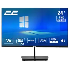 მონიტორი 2E 23.8" B2425B D-Sub, HDMI, MM, VA, 100Hz, FreeSync