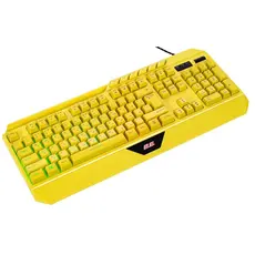 კლავიატურა 2E 2E-KG315UYW, Wired, RGB, USB, Gaming Keyboard, Yellow, 2 image