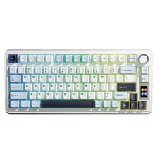 Keyboard AULA S75 PRO RGB Mechanical Keyboard Light Blue/White/Black-Purple (Seiya Switch)