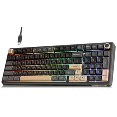 Royal Kludge RKR98PRO-PT-XW RGB Mechanical Keyboard, Beige Switch, Hot Swappable, Wired, Phantom, 2 image