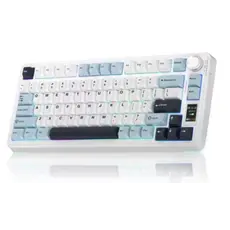 Keyboard AULA S75 PRO RGB Mechanical Keyboard Light Blue/White/Black-Purple (Seiya Switch), 2 image