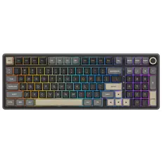 Royal Kludge RKR98PRO-PT-XW RGB Mechanical Keyboard, Beige Switch, Hot Swappable, Wired, Phantom