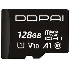 Memory card DDPAI 128GB, microSD, UHS-I C10, Black