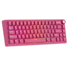 Royal Kludge RKR65-BR-XH RGB Mechanical Keyboard, Cream Switch, Hot Swappable, Wired, USB, Berry Red, 3 image