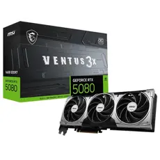 Video card MSI Graphic Card GeForce RTX 5080 16GB GDDR7 VENTUS 3X OC