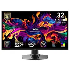 MSI Monitor 31.5" MAG 322UP-E16 2xHDMI, DP, USB-C, Audio, QD-OLED, 3840x2160, 165Hz, 0.03ms, sRGB 138%, FreeSync, Pivot, HDR400