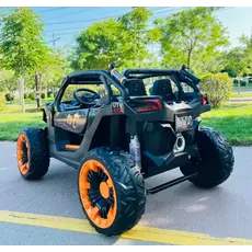 Children's electric car with iron shock absorbers 908-BLACK, 4 image