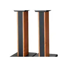 Dynamics Stand Edifier SS02 Wood Grain Speaker Stands for S1000DB / S2000PRO / S1000MKII Hollowed Stands for Optional Sand Filling Tuning - Pair, 3 image