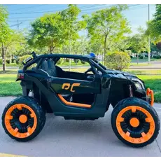 Children's electric car with iron shock absorbers 908-BLACK, 5 image