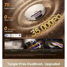 Robot vacuum cleaner Dreame X60 Ultra Complete White, 8 image