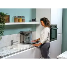 Electric oven Ninja SP101EU, 2400W, 8in1 Flip Mini Oven, Black/Silver, 9 image