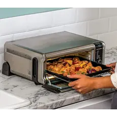 Electric oven Ninja SP101EU, 2400W, 8in1 Flip Mini Oven, Black/Silver, 4 image