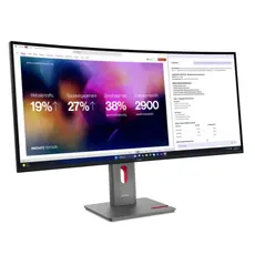 Lenovo ThinkVision P40WD-40 Curved 39.7 " WUHD 5120x2160 4ms 120 Hz Eclipse Black Monitor, 2 image