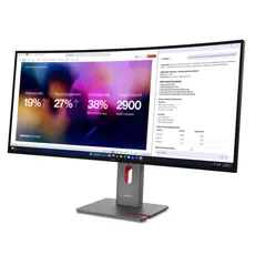 Lenovo ThinkVision P40WD-40 Curved 39.7 " WUHD 5120x2160 4ms 120 Hz Eclipse Black Monitor, 3 image
