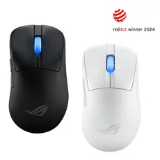 ASUS Mouse ROG Keris II Ace, RGB, USB-A/WL/BT, white, 6 image