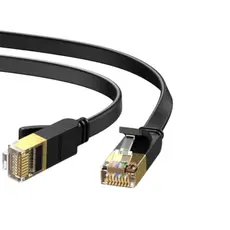 Network cable Ugreen Cat 7 U/FTP Lan Cable Flat Design 3m Black/11262, 2 image