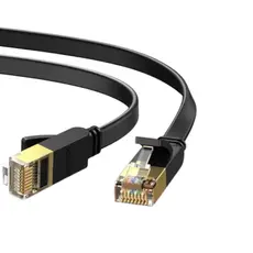 Cable Ugreen Cat 7 U/FTP Lan Cable Flat Design 1m Black/11260, 3 image