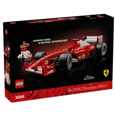 LEGO Constructor Icons Ferrari F2004 and Michael Schumacher