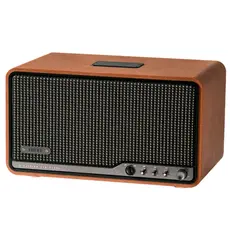 Edifier S300 80W Speaker, Bluetooth, WiFi (Apple AirPlay), Type-C, AUX, Hi-Fi Tabletop Speaker, Hi-Res Audio LDAC Brown