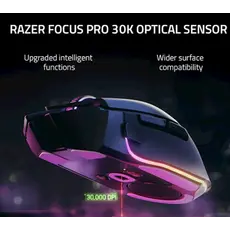 Mouse Razer Basilisk V3 Pro, RGB, USB-A/WL/BT, White, 3 image