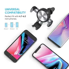 Car Phone Holder UGREEN LP130 (50564) Gravity Drive Air Vent Mount Phone Holder Gray, 4 image