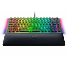 Razer Keyboard BlackWidow V4 75%, 83key, Mechanical Tactile Switch GEN-3, USB-A, EN, RGB, Phantom Green Ed., 2 image