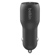 Belkin Car Charger 24W 2xUSB-A, cable USB-A > USB-C 1m, black, 2 image