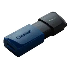 USB flash drive Kingston 64GBx2 USB 3.2 Type-A Gen1 DT Exodia Black Blue, 2 image