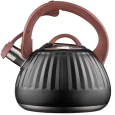 Teapot ARDESTO Gemini, 2.5l, stainless steel, black 674012410388