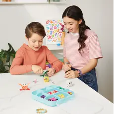 Wooden blocks set Make It Real LinXo Creator Set with Storage, 6 image