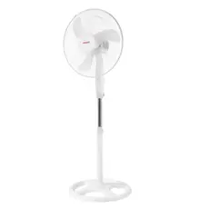 Ardesto FN-1608RW fan with mechanical control, round support, white, 3 image