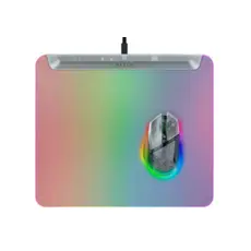 Razer Mouse Pad Firefly V2 Pro, M (360x278x4.6mm), RGB, Phantom White Ed., 2 image