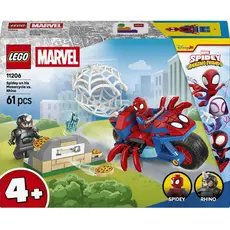 LEGO Constructor Spidey Spidey on his Motorcycle vs. Rhino