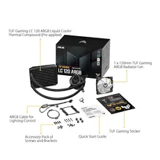 Cooler TUF LC 120 RGB//AIO COOLER, RGB FAN, AURASYNC, 4 image