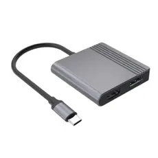 Gembird A-CM-HDMIFDPF-01 4K/60Hz USB-C to HDMI+DP Adapter, 2 image