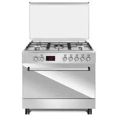 Stove ALNEO 9060 INOX PLUS ELECTRO FAN