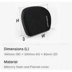 AndaSeat lumbar pillow for Novis L, black, 3 image