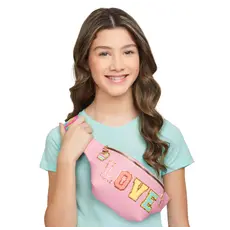 Children's Waist Bag Make It Real Fashion Bum Bag With Patches, 4 image