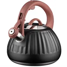 Teapot ARDESTO Gemini, 2.5l, stainless steel, black 674012410388, 3 image